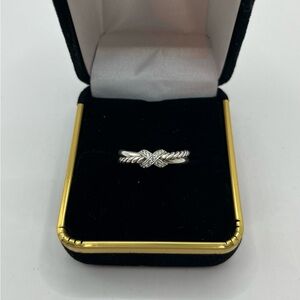 David Yurman Petite Diamond X Ring